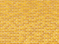 015-50510 - 1 Dekorpappe Ziegelmauer ocker lose